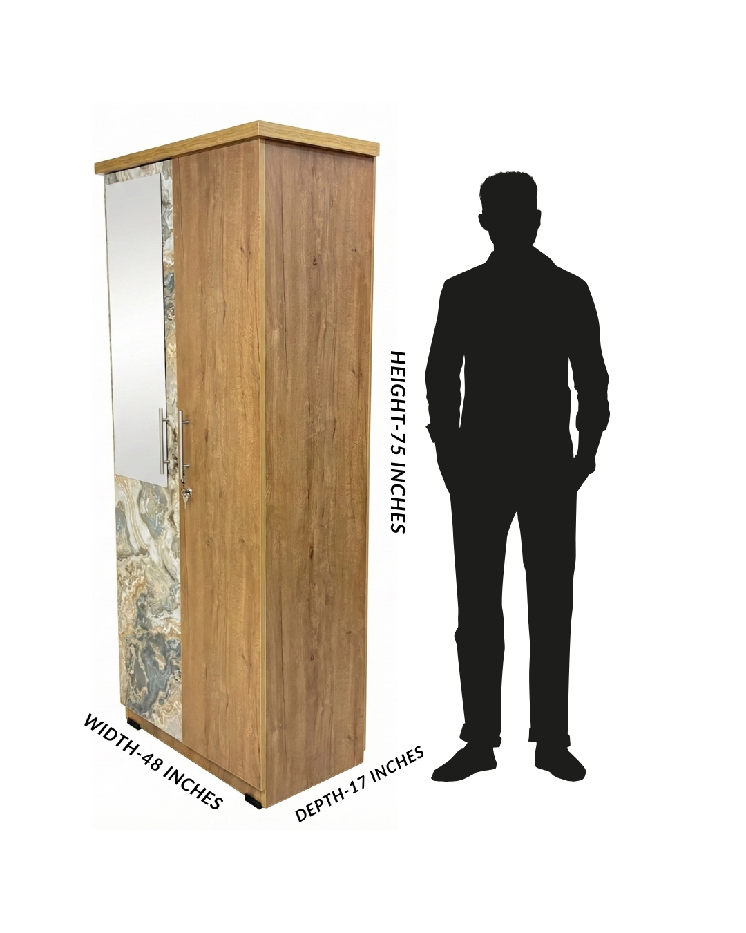 WARDROBE 2 DOOR MW 6 FEET 2326