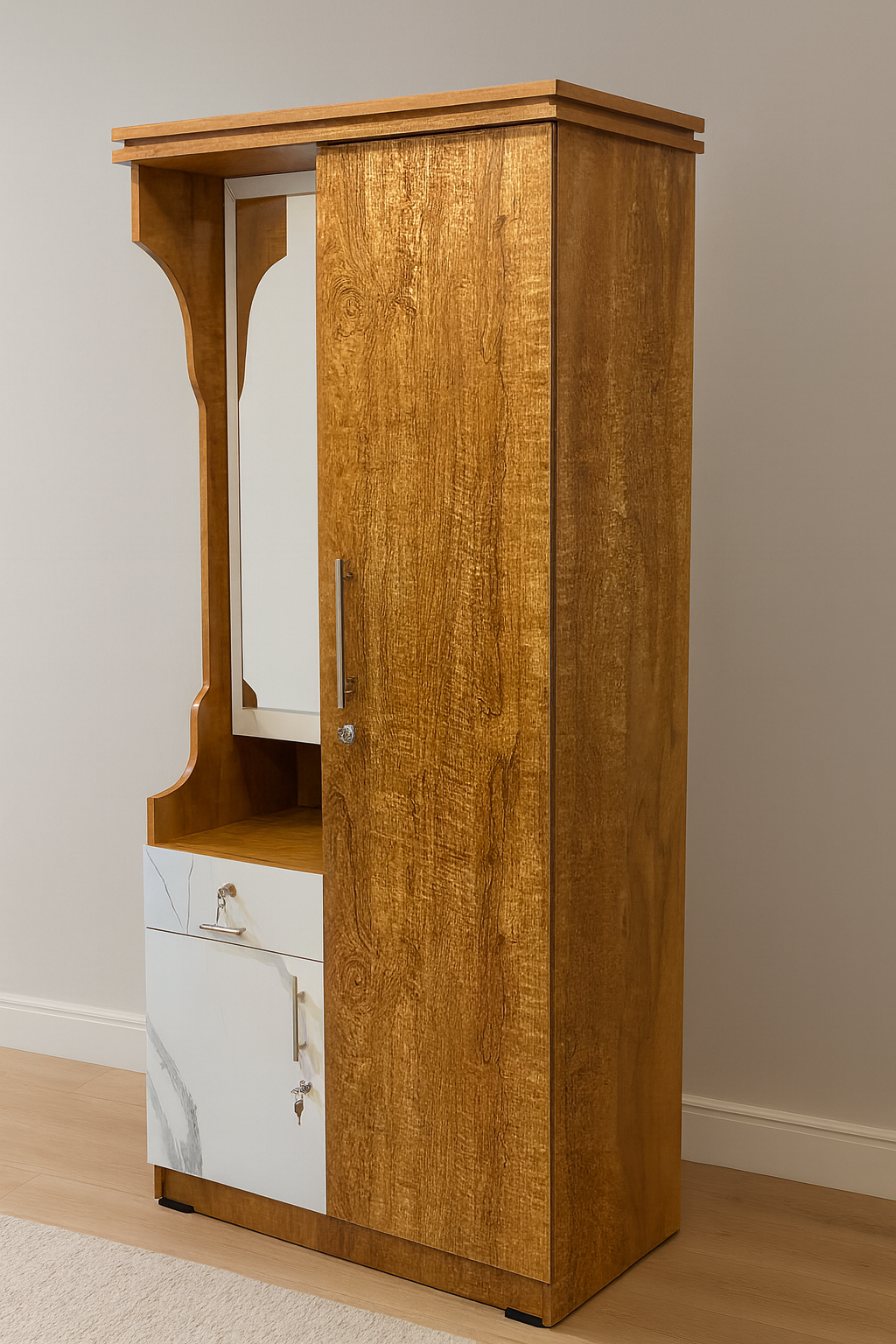 PARTICLE BOARD 2 DOOR DRESSING 2749