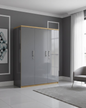 WARDROBE 3 DOOR PLAIN UV 76X17X47 MW 205 2422