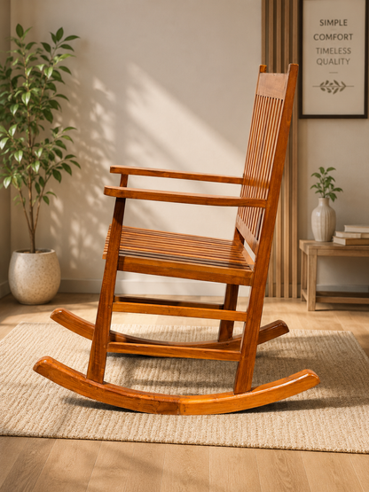 Premium Solid Wood Rocking Chair