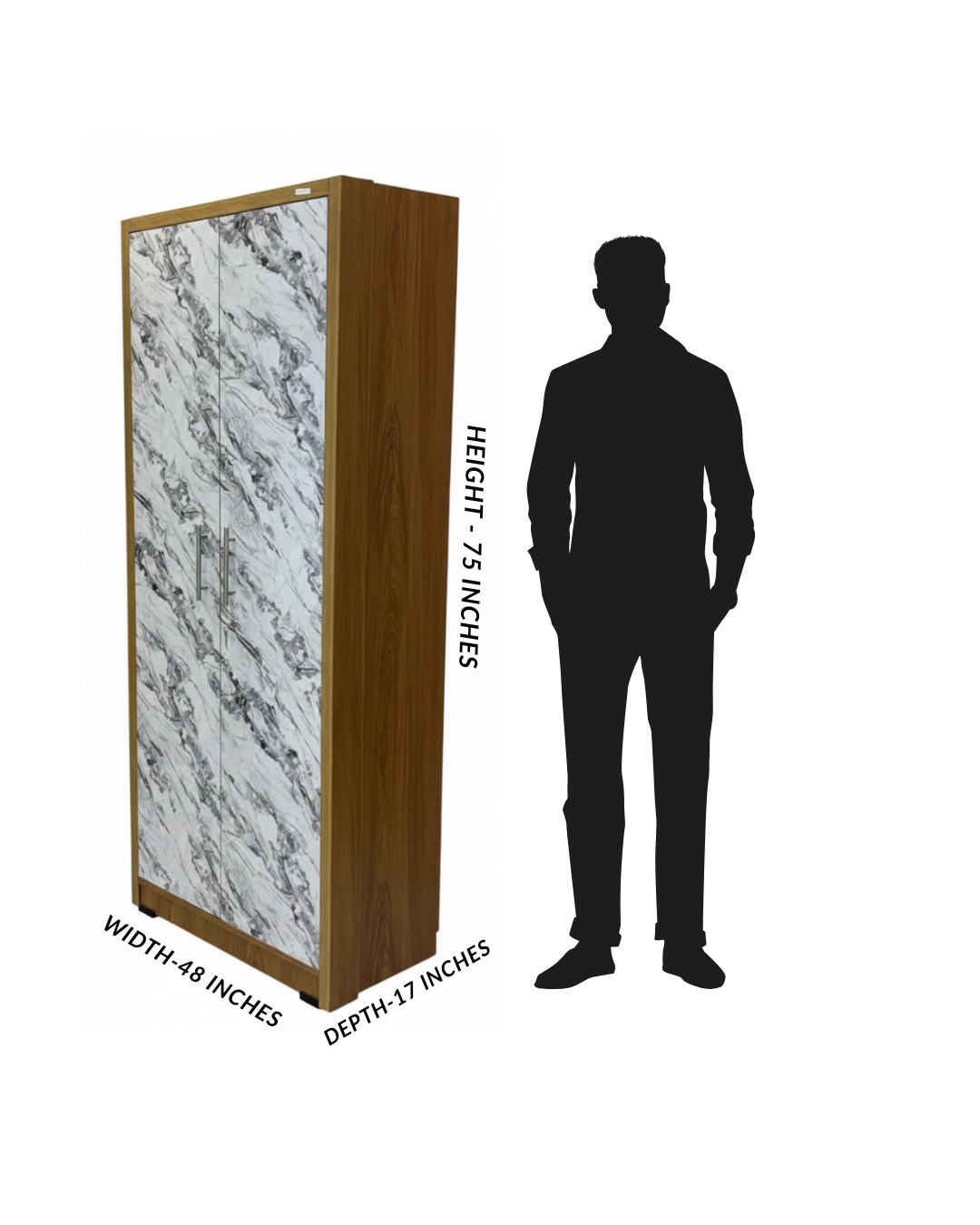 WARDROBE 2 DOOR MW 6 FEET 2326