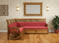 3+2+ CORNER CHAKRA ACACIA WOODEN SETTY 2210