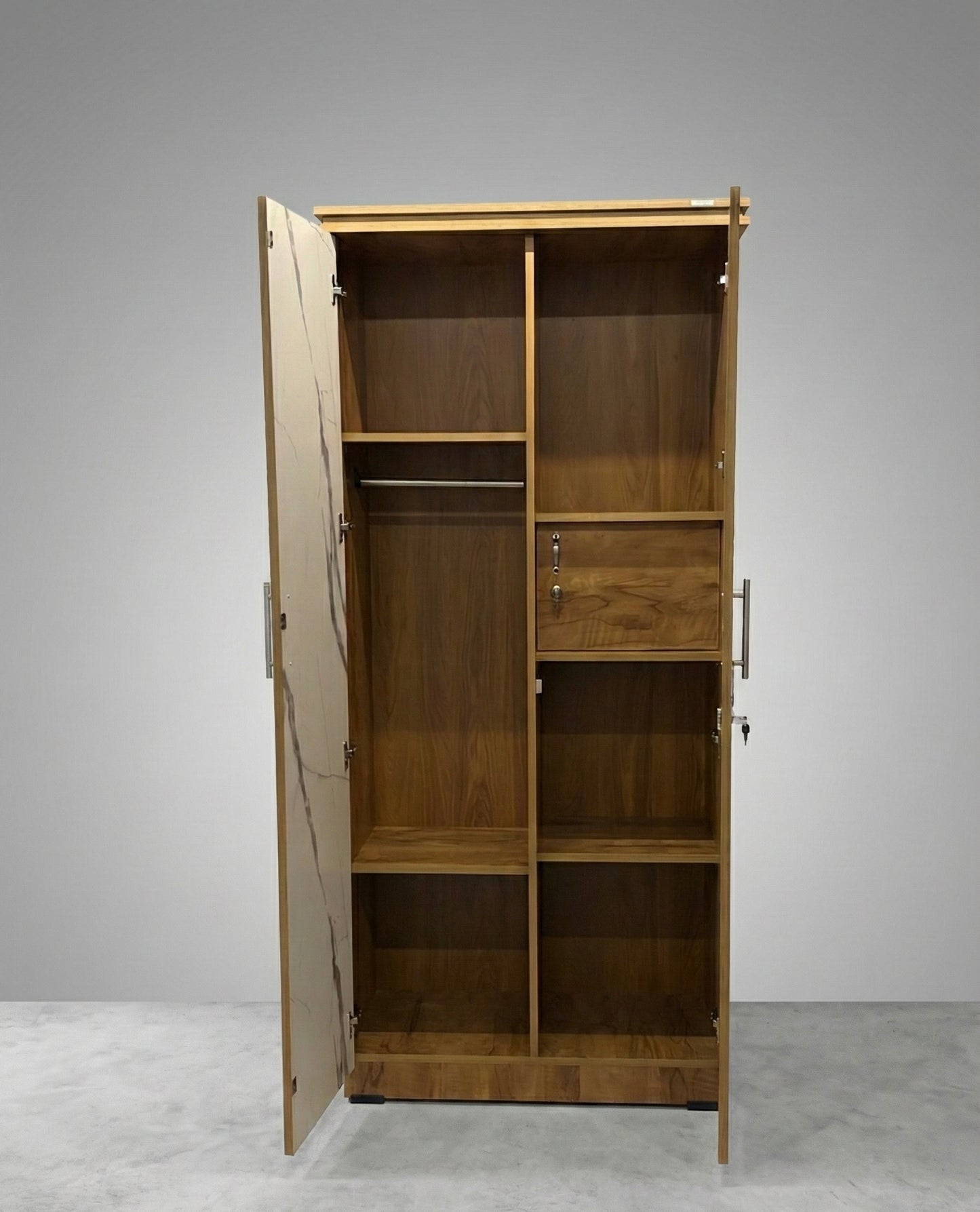 WARDROBE 2 DOOR WOOD 17X36X76 MW 127 2423