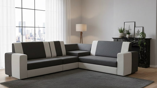 PREMIUM L- SHAPED CORNER SOFA WITH MODERN DESIGN