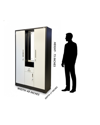 WARDROBE 3 DOOR DRESSING UV MW 133  2419