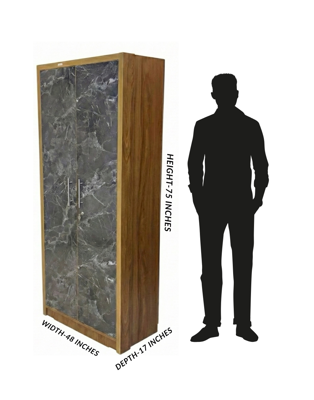 WARDROBE 2 DOOR MW 6 FEET 2326
