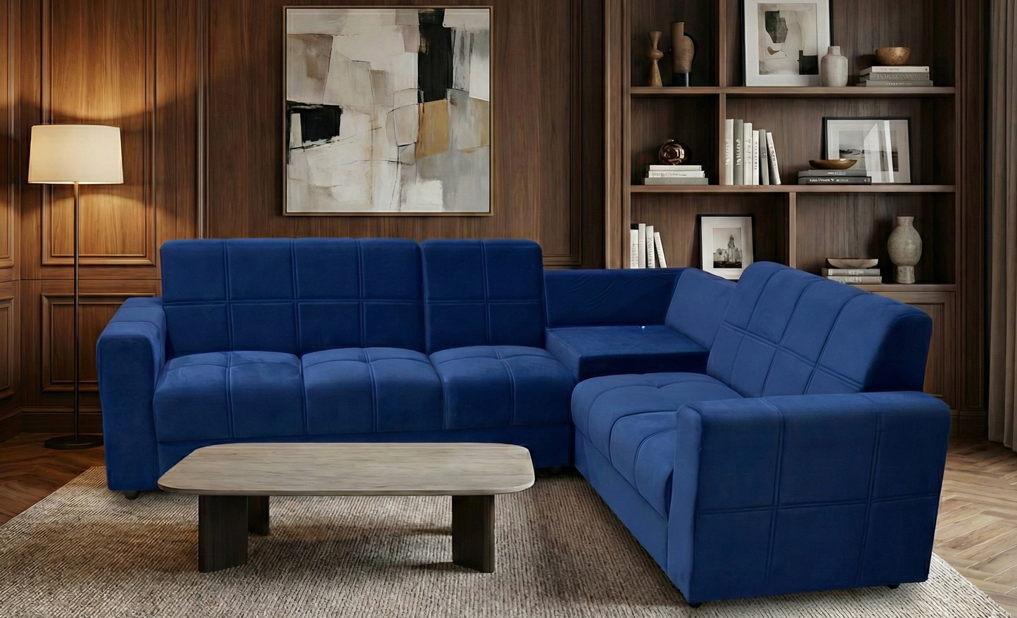 CORNER SOFA 2+2+1 POCKET SPRING HR MW1 2854