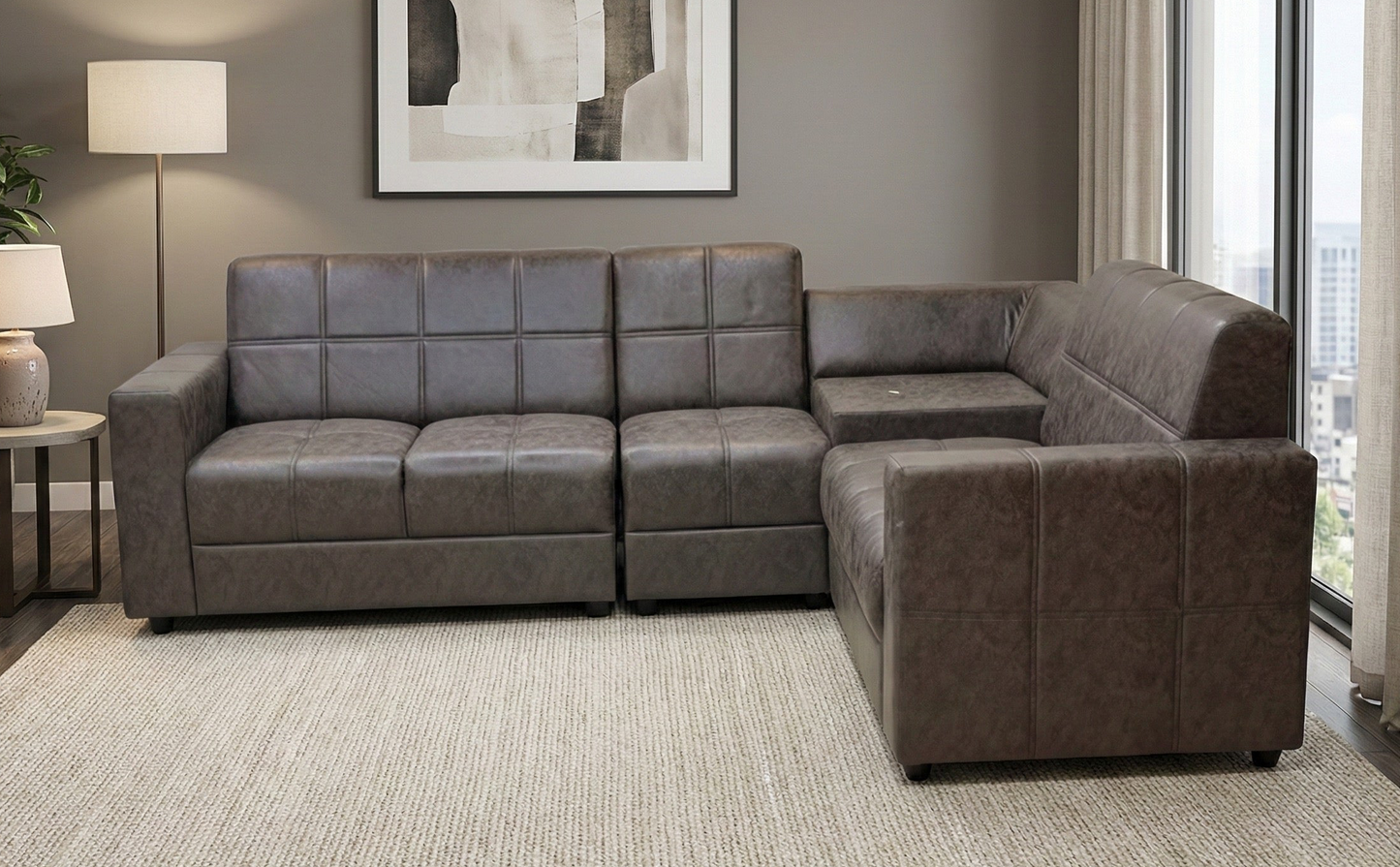 CORNER SOFA 2+2+1 POCKET SPRING 2753