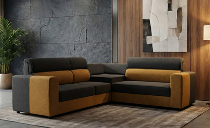 PREMIUM DUAL TONE L SHAPED SOFA
