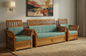Traditional Curved-Arm 5-Seater Set