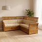 WOODEN ACACIA CORNER 5 SEATER GST 319 2728