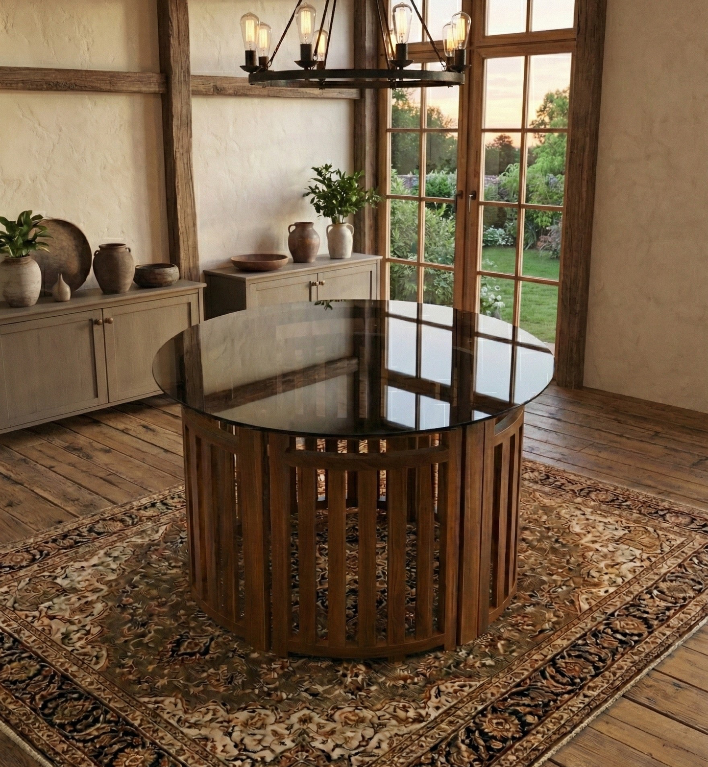 3 2/1X 3 2/1 PAKKENO WITH ROUND CHAIR 2613
