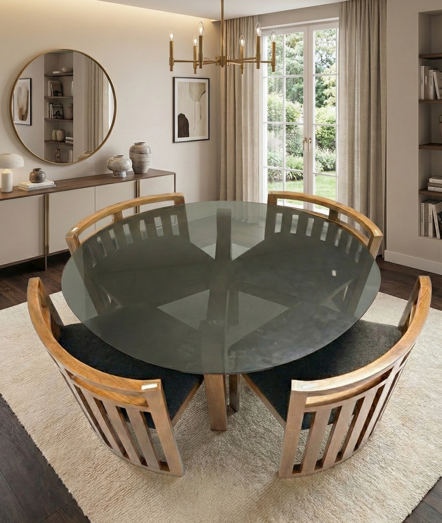 3 2/1X 3 2/1 PAKKENO WITH ROUND CHAIR 2613