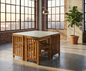 DINING TABLE KITCHEN 4 CHAIR WITH GLASS 1122