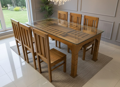 DINING TABLE FRAME 6X3 DESIGN 1121