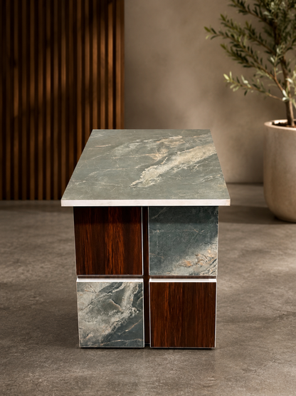 Premium Marble Finish Coffee Table